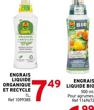 Offre: Engrais liquide organique et recycle