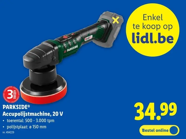 Promotie: Accupolijstmachine, 20 V
