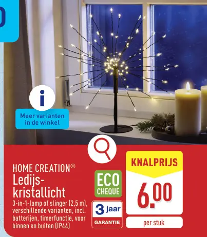 Aanbieding: Ledijs-kristallicht