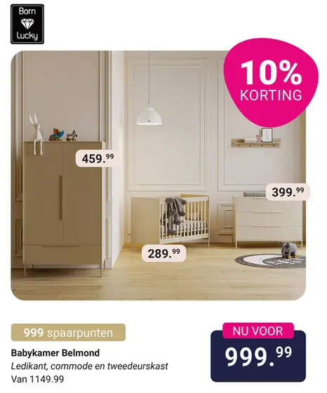 Aanbieding: Babykamer Belmond