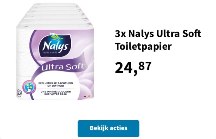 Promotie: Ultra Soft Toiletpapier