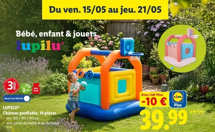 Offre: Château gonflable