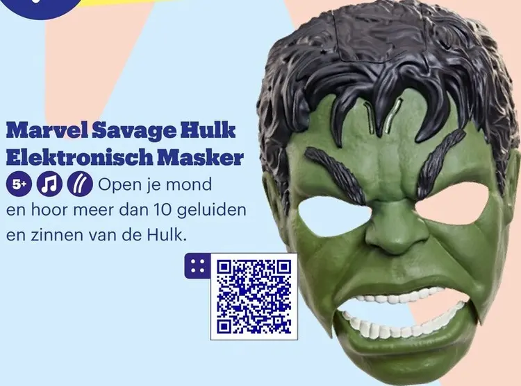 Promotie: Savage Hulk Elektronisch Masker