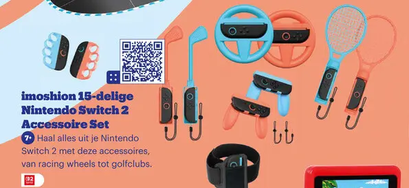 Aanbieding: imoshion 15-delige Nintendo Switch 2 Accessoi