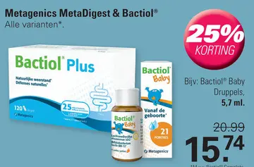 Aanbieding: Bactiol Baby Druppels