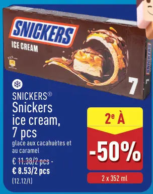 Offre: Snickers ice cream