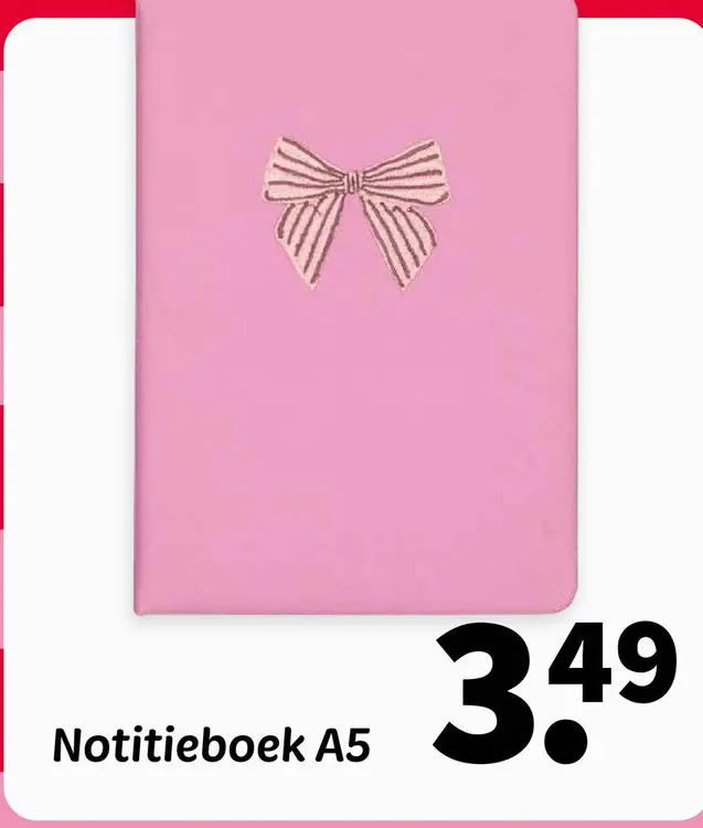 Promotie: Notitieboek A5