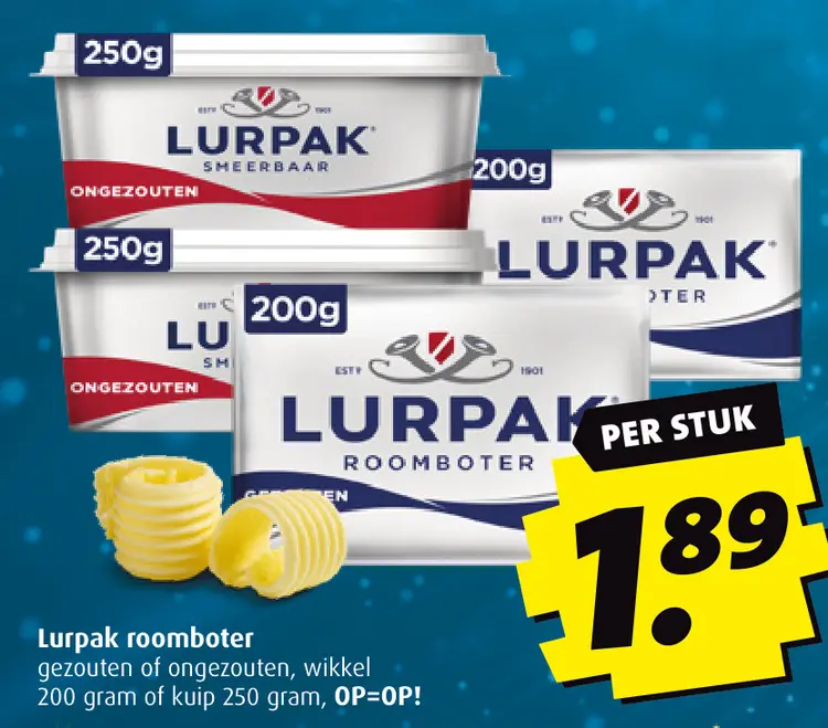 Aanbieding: Lurpak roomboter
