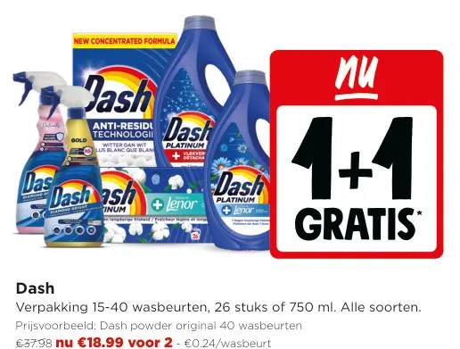 Promotie: Dash