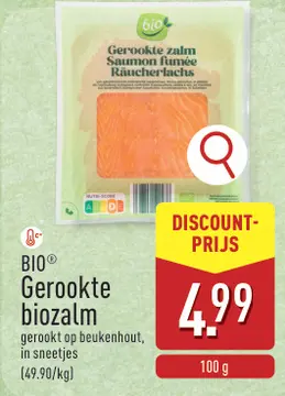 Aanbieding: Gerookte biozalm