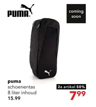 Aanbieding: TeamGOAL schoenentas zwart 8 liter
