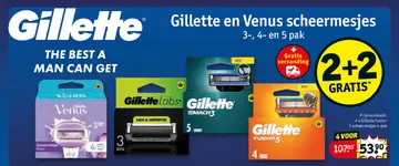 Aanbieding: Gillette en Venus scheermesjes