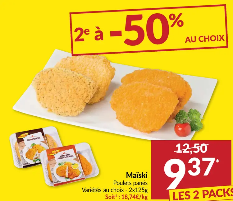 Offre: Poulets panés