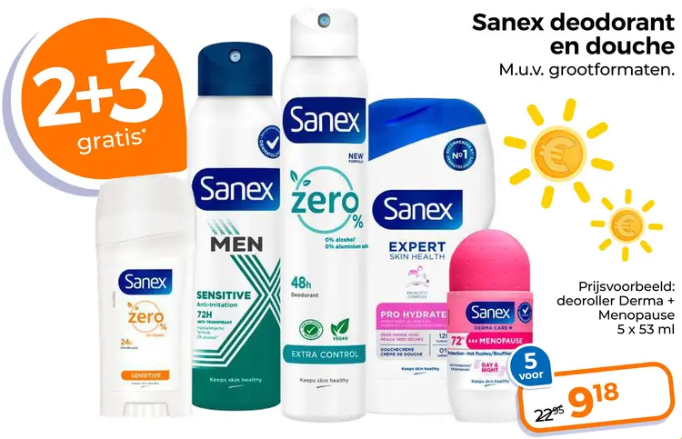 Aanbieding: Deodorant en douche