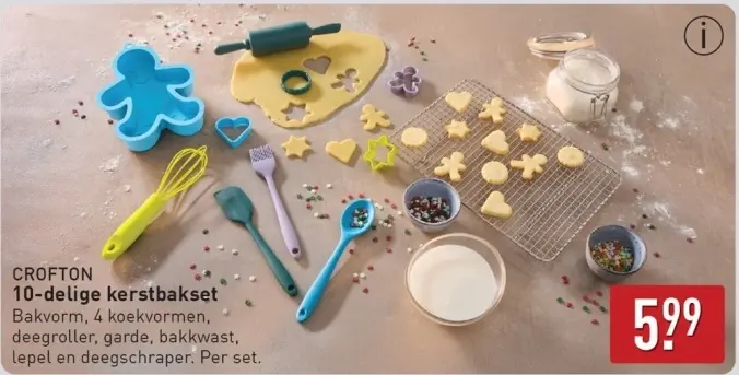 Aanbieding: 10-delige kerstbakset