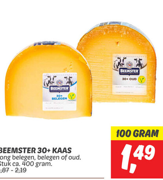 Aanbieding: BEEMSTER 30+ KAAS