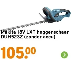 Aanbieding: 18V LXT heggenschaar DUH523Z (zonder accu)