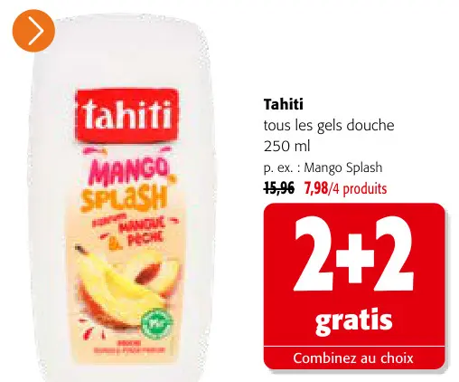 Offre: Tous les gels douche 250 ml