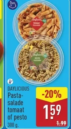 Aanbieding: Pasta-salade tomaat of pesto