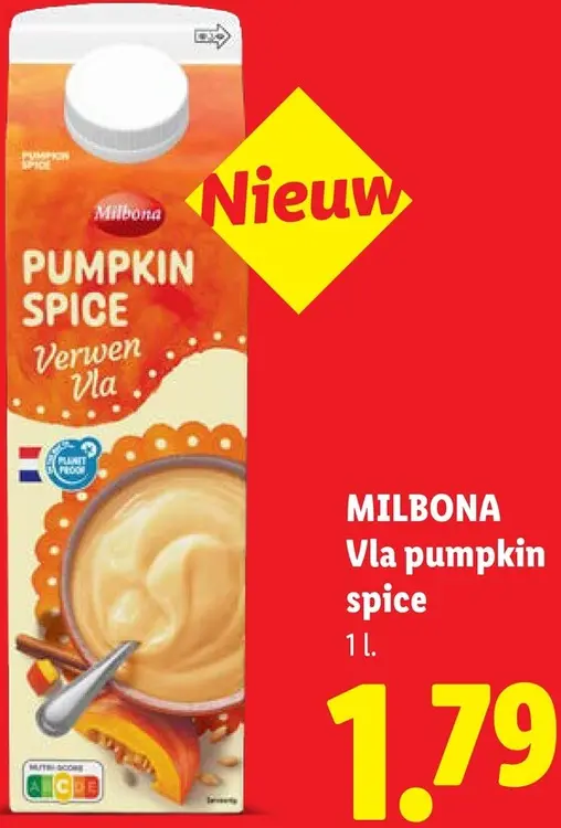 Aanbieding: Vla pumpkin spice