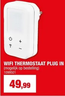 Promotie: Wifi Thermostaat Plug In