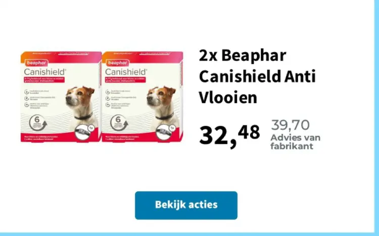 Promotie: Canishield Anti Vlooien
