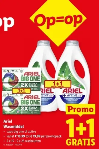 Promotie: Wasmiddel