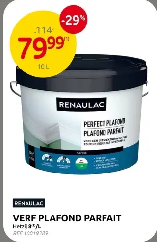 Promotie: Verf plafond parfait