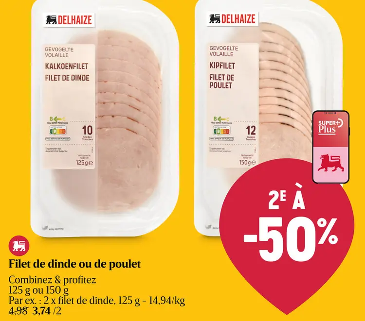 Offre: Filet de dinde ou de poulet