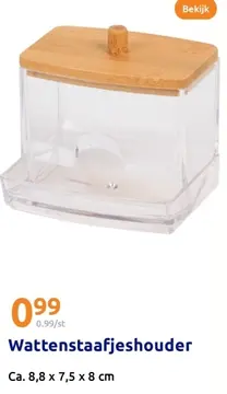 Aanbieding: Wattenstaafjeshouder