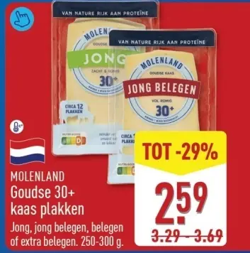 Aanbieding: Goudse 30+ kaas plakken