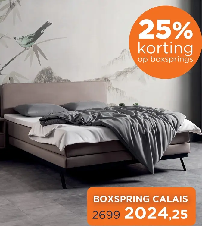 Aanbieding: totaal BED Boxspring Calais
