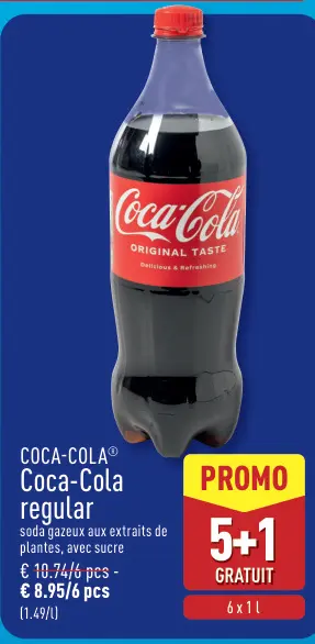 Offre: Coca-Cola regular