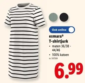 Promotie: T-shirtjurk