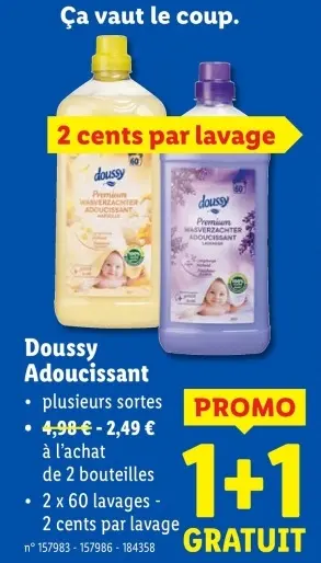 Offre: Adoucissant