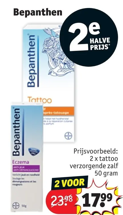 Promotie: Bepanthen Tattoo / Eczema