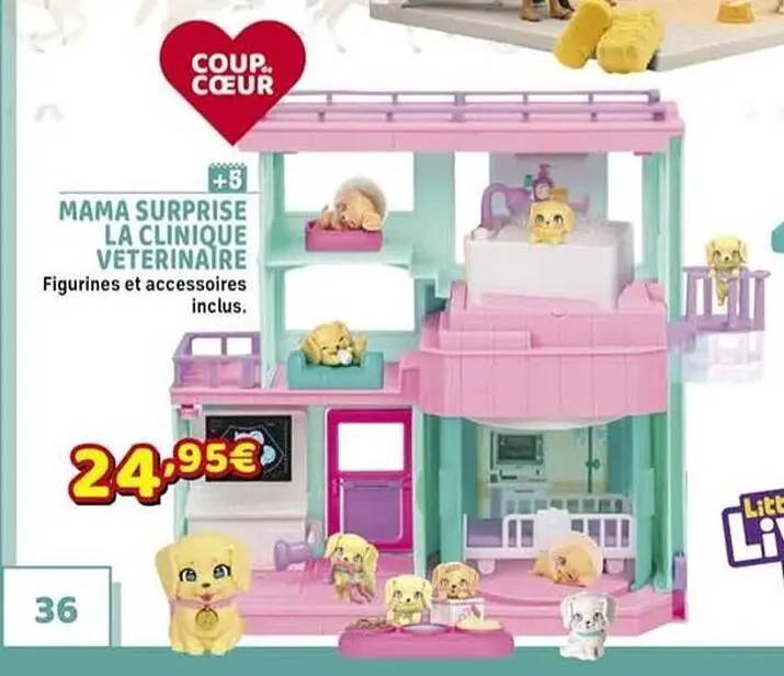 Offre: Mama surprise la clinique veterinaire