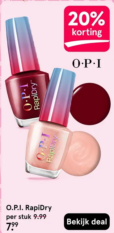 Aanbieding: O.P.I. RapiDry