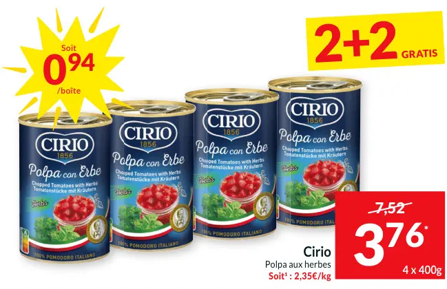 Offre: Polpa aux herbes