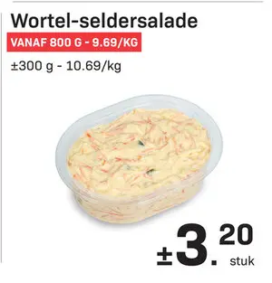 Promotie: wortel-seldersalade
