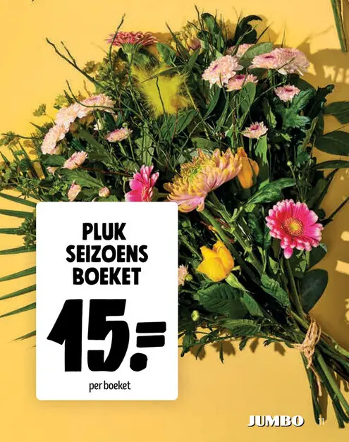 Promotie: Pluk seizoens boeket
