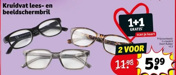 Promotie: Kruidvat lees- en beeldschermbril