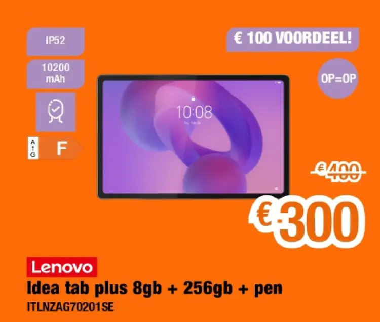 Promotie: Idea tab plus