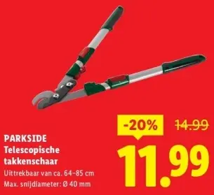 Aanbieding: Telescopische takkenschaar