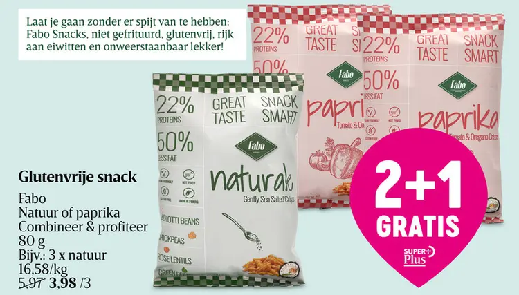 Aanbieding: Glutenvrije snack