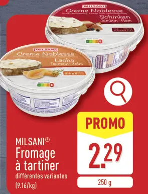 Offre: Fromage à tartiner