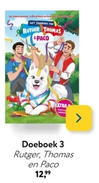 Aanbieding: Doeboek 3
Rutger, Thomas
en Paco