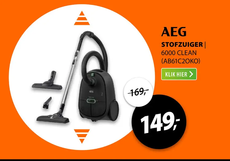 Aanbieding: AEG 6000 CLEAN (AB61C2OKO) Grijs