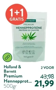 Aanbieding: Hennep proteïne