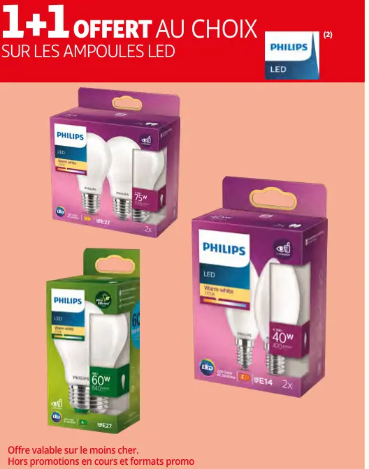 Offre: Ampoules LED